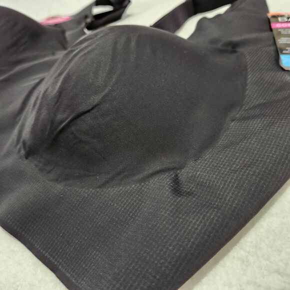 Bali Bra Size 3XL Black Convertible Straps Wireless Lightweight Stretch Comfort - Picture 1 of 14